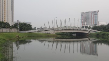 Danau di Kawasan Summarecon Bekasi (CNBC Indonesia/Andrean Kristianto)