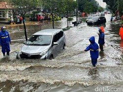 47 RT dan 8 Ruas Jalan di Jakarta Kebanjiran, 57 Warga Mengungsi