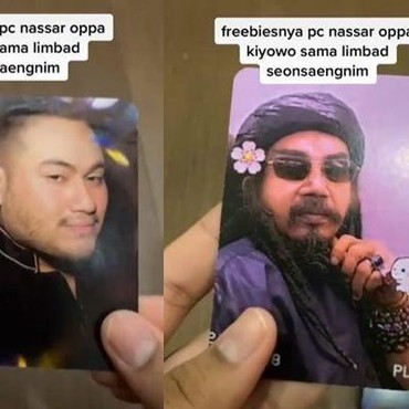 Kocak! Pesan Photocard Sehun EXO yang Diterima Malah Foto Limbad & Nassar