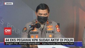 VIDEO: 44 Eks Pegawai KPK Sudah Aktif di Polri