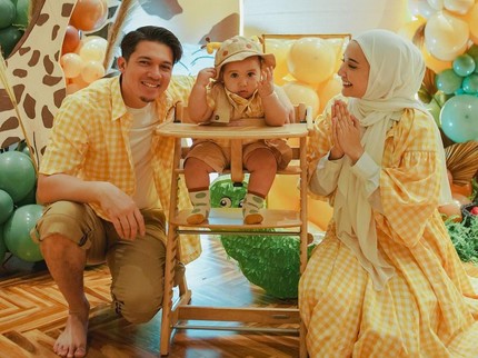 7 Potret Syukuran Ukassya Putra Zaskia Sungkar & Irwansyah, Ada Mini Zoo Bun