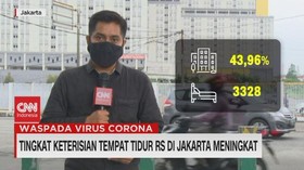 VIDEO: Tingkat Keterisian Tempat Tidur RS di Jakarta Meningkat