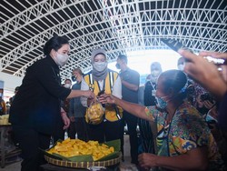 Puan Cek Harga dan Stok Tempe-Minyak Goreng di Jawa Timur