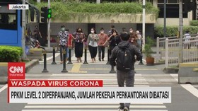 VIDEO: PPKM Level 2 Diperpanjang, Jumlah Pekerja Perkantoran Dibatasi