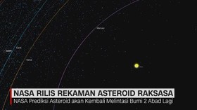 VIDEO: NASA Rilis Rekaman Asteroid Raksasa