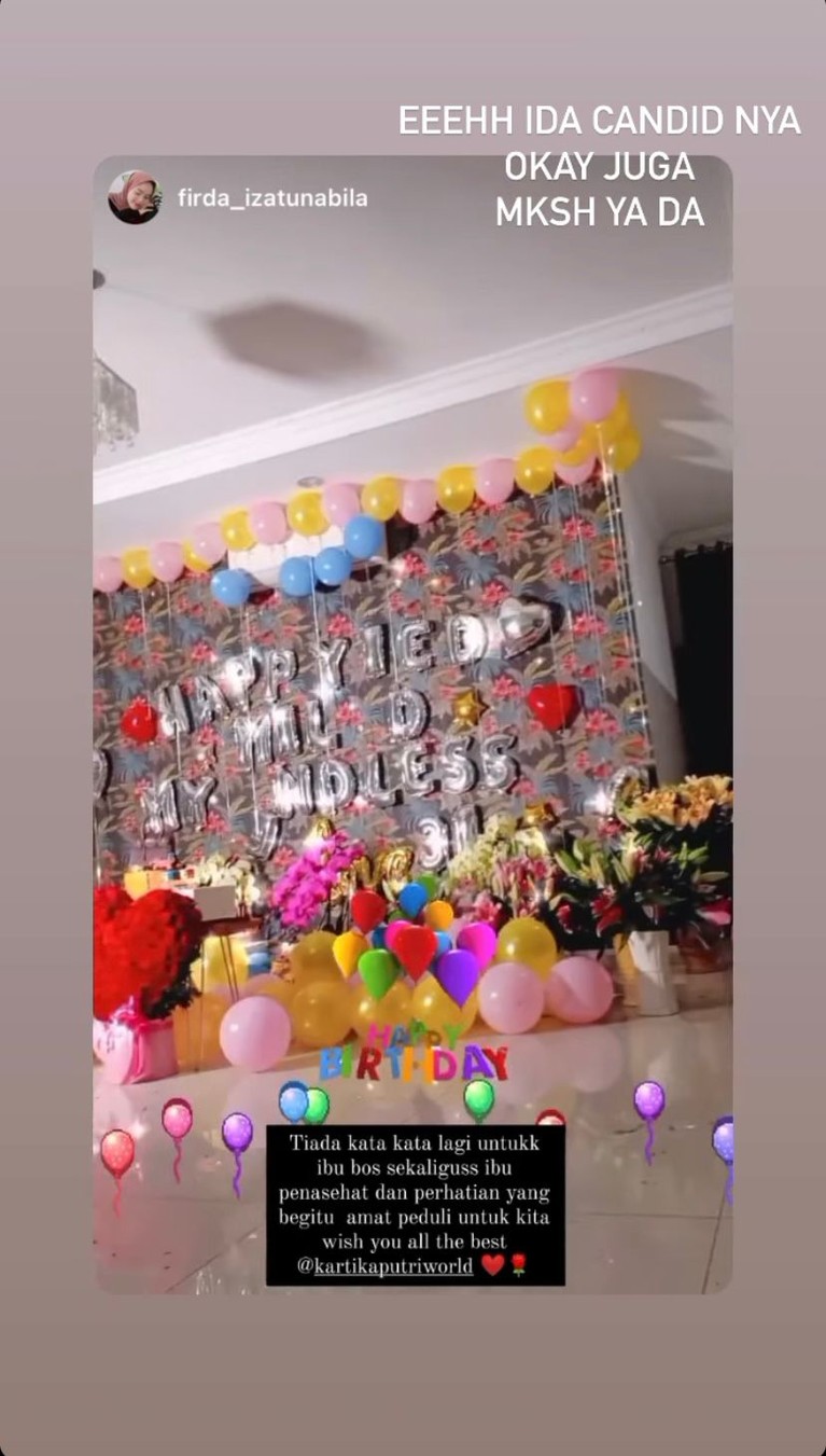Kartika Putri merayakan ulang tahunnya yang ke-31 pada Kamis (20/1) namun malah tuai hujatan. Yuk intip potretnya!
