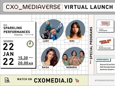 CXO Mediaverse: Hadirkan Talkshow Berkualitas hingga Musik Mancanegara