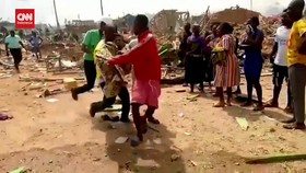 VIDEO: 17 Orang Tewas akibat Ledakan Bahan Tambang di Ghana