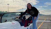 7 Potret Pilot 19 Th Zara Rutherford, Pecahkan Rekor Dunia Keliling 52 Negara