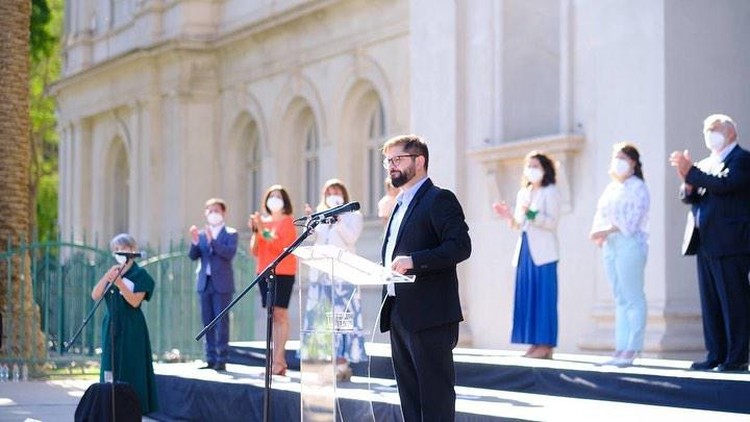 Kabinet baru Chile oleh Gabriel Boric