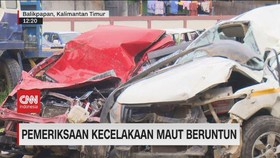 VIDEO: Deretan Kendaraan Korban Laka Maut Truk Balikpapan