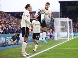Tundukkan Crystal Palace, Liverpool Pangkas Jarak dengan Man City