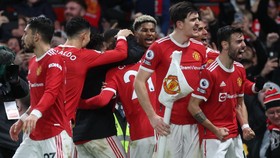 FOTO: Man Utd Tembus 4 Besar Usai Menang Dramatis di Liga Inggris