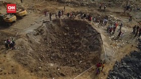 VIDEO: Ledakan Tambang di Ghana Sebabkan Kawah Selebar 20 Meter
