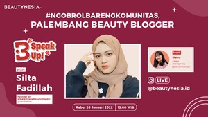 B-Speak Up Bakal Ngobrol Seru Bareng Founder Palembang Beauty Blogger