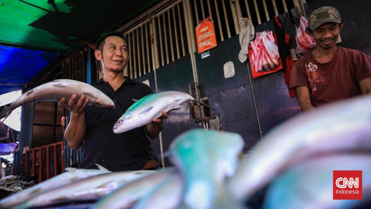 FOTO: Berburu Ikan Bandeng Jelang Imlek