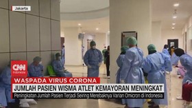 VIDEO: Jumlah Pasien Wisma Atlet Kemayoran Meningkat