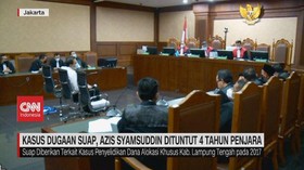 VIDEO: Kasus Dugaan Suap, Azis Syamsuddin Dituntut 4 Tahun Penjara