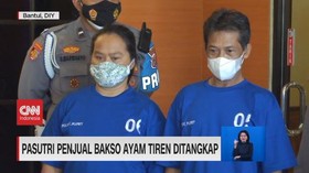 VIDEO: Pasutri Penjual Bakso Berbahan Ayam Tiren Ditangkap