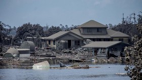 FOTO: Wajah Tonga Diselimuti Abu Vulkanik Sepekan usai Erupsi-Tsunami