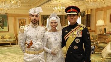Pernikahan Anak Sultan Brunei, Bertabur Berlian yang Digelar Selama 10 Hari