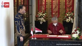 VIDEO: Indonesia-Singapura Tandatangani Perjanjian Ekstradisi
