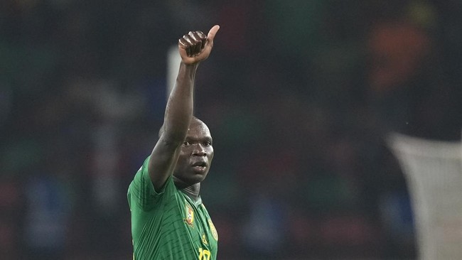 Striker Kamerun Vincent Aboubakar tampil bersinar dan saat ini memimpin daftar top skor Piala Afrika dan jauh mengungguli.