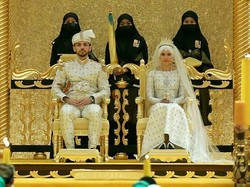 Putri Sultan Brunei Nikah, Mahkota Mewah Bertabur 6 Zamrud Bikin Silau
