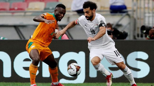 Pantai Gading bermain imbang melawan Mesir di babak pertama babak 16 besar Piala Afrika, Rabu (26/1) malam WIB.
