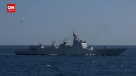 VIDEO: Latihan Perang AL Rusia Dan China Digelar Di Laut Arab
