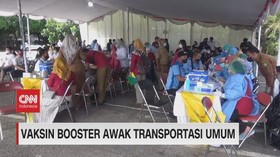 VIDEO: Vaksin Booster Awak Transportasi Umum