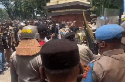 Reaksi Polres Usai Demo GMBI Berujung Ricuh di Mapolda Jabar