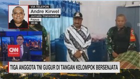 VIDEO: Tiga Anggota TNI Gugur di Tangan Kelompok Bersenjata