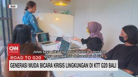 VIDEO: Generasi Muda Bicara Krisis Lingkungan di KTT G20 Bali