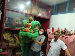 Senangnya Grup Barongsai di Asahan Akhirnya Dapat Order Tampil Jelang Imlek