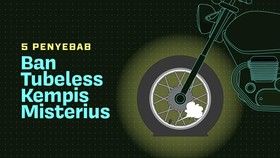INFOGRAFIS: 5 Penyebab Ban Tubeless Kempis Misterius