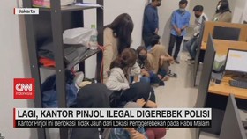 VIDEO: Lagi, Kantor Pinjol Ilegal Digerebek WNA Tiongkok Diamankan