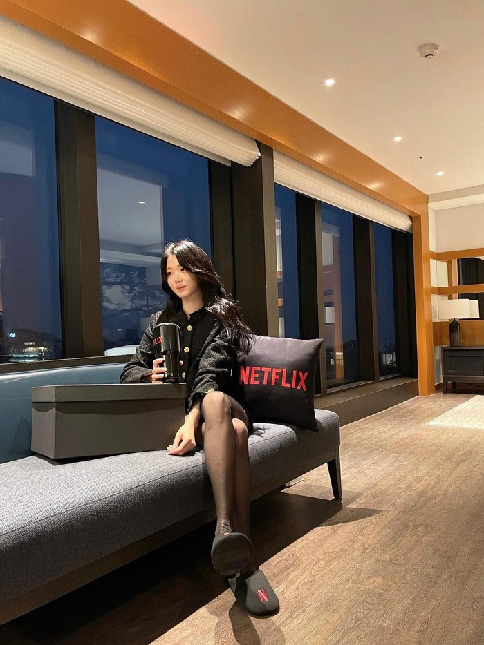 Peserta pertama yang diperkenalkan di Single's Inferno ini merasa percaya diri dengan aura positif, empati, dan bagian tangan sebagai pesona utamanya./ Foto: instagram.com/jiiiyeonie__