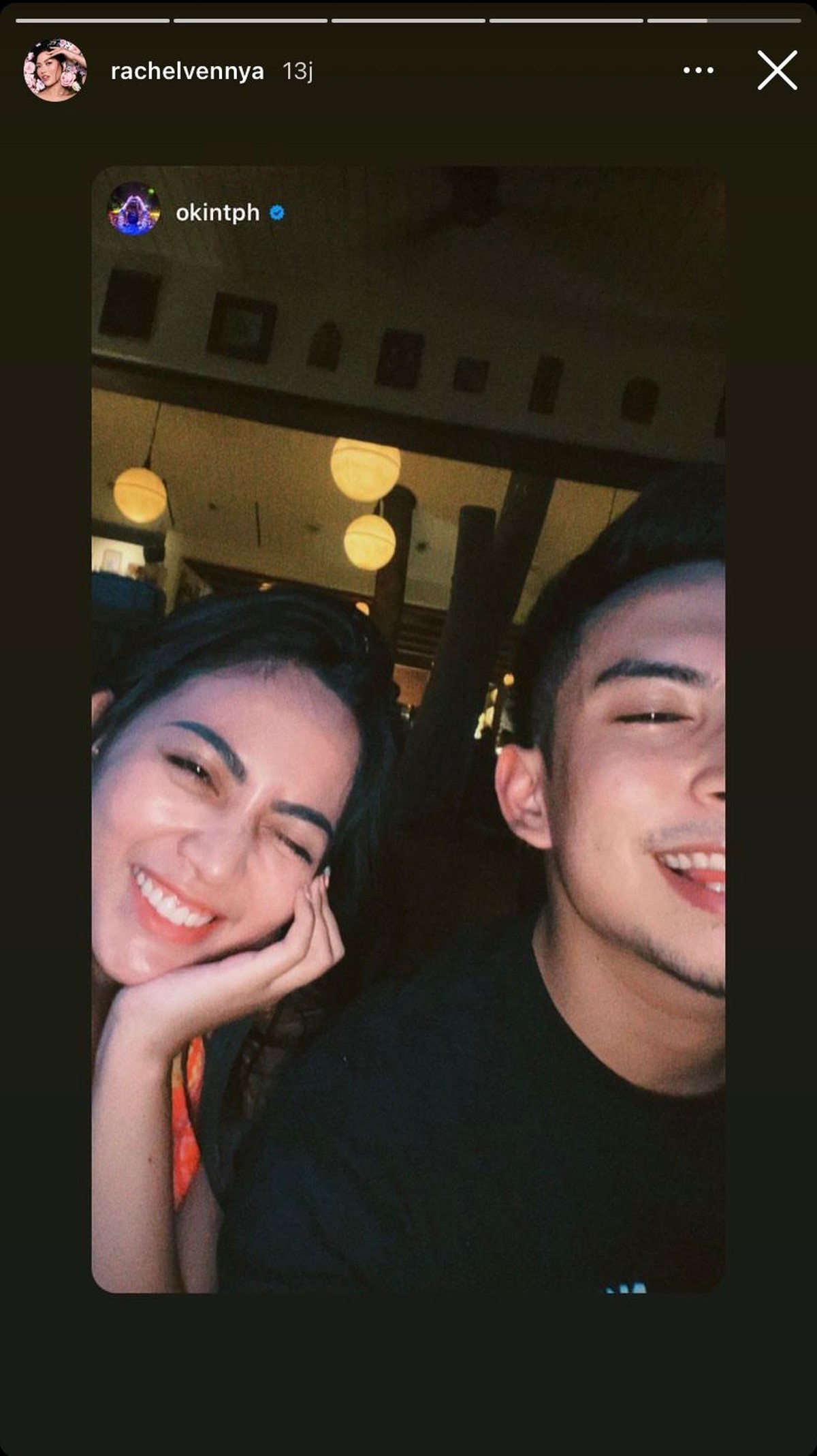 Rachel Vennya dan Okin kompak memamerkan kebersamaan usai dinner bareng yang diisukan rujuk&period; Yuk intip potretnya&excl;