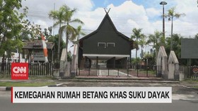 VIDEO: Kemegahan Rumah Betang Khas Suku Dayak
