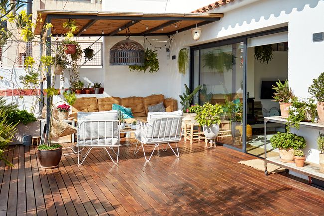 Teras Rooftop 5 Desain Teras Rumah Minimalis Aesthetic, Sedang Tren Percantik Bagian ...