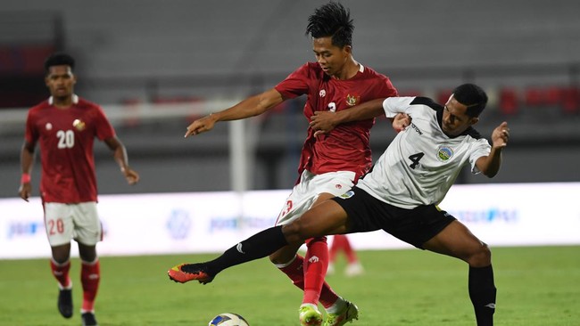 Shin Tae Yong mengaku sempat memarahi para pemain Timnas Indonesia saat jeda babak pertama melawan Timor Leste.
