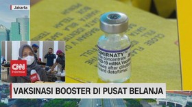VIDEO: Vaksinasi Booster di Pusat Belanja