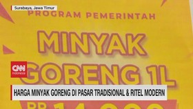 VIDEO: Harga Minyak Goreng di Pasar Tradisional & Ritel Modern