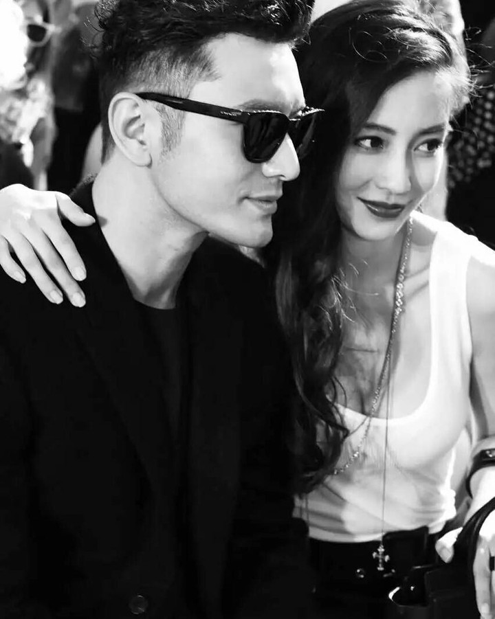 Potret Angelababy dan Huang