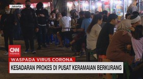 VIDEO: Kesadaran Prokes di Pusat Keramaian Berkurang