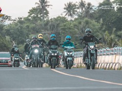 Gaspol! Lima Srikandi Touring 500 Km Promosikan MotoGP Mandalika