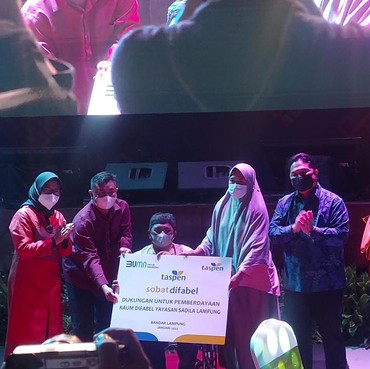 Taspen Bantu Berdayakan Kaum Disabilitas Lampung