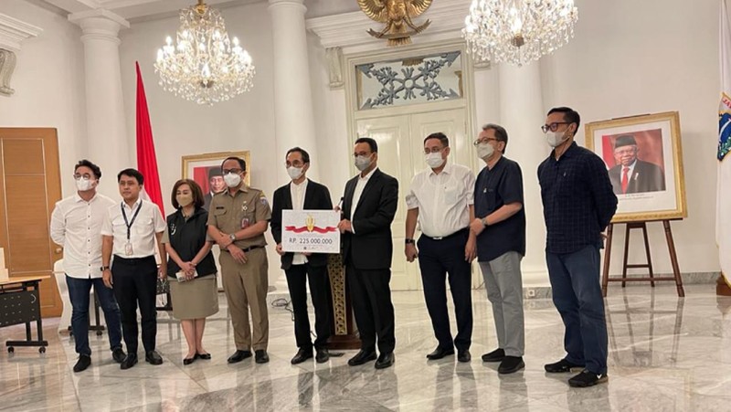 Gubernur DKI Jakarta Anies Baswedan menetapkan Pemenang Utama Sayembara Prasarana Ruang Publik