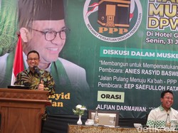 Saat Romahurmuziy Muncul di Muskerwil PPP yang Undang Anies